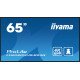 iiyama LH6560UHS-B2AG affichage de messages Carte A numérique 165,1 cm (65") LED Wifi 500 cd/m² 4K Ultra HD Noir Intégré dans le processeur Android 11 24/7