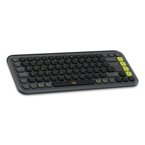 Logitech POP Icon Combo clavier Souris incluse Universel Bluetooth QWERTZ Suisse Graphite, Vert