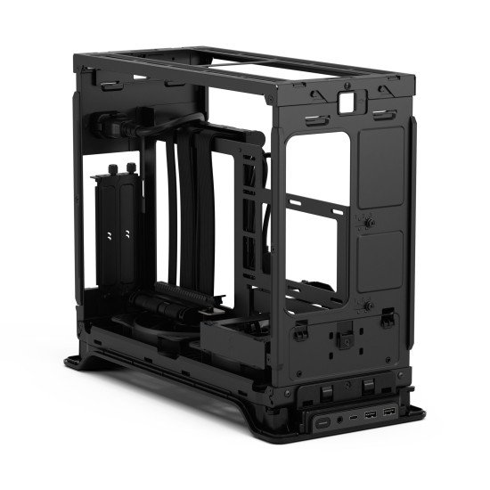 Fractal Design Era 2 Mini Tower Charbon de bois, Gris