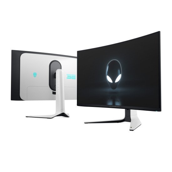 Alienware AW3225QF écran PC 81,3 cm (32") 3840 x 2160 pixels 4K Ultra HD QDOLED Noir, Blanc