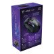 Turtle Beach Kone II Air - Souris gaming RGB ergonomique sans fil, batterie 350 h, capteur optique 26 000 DPI, interrupteurs optiques 100 M de clics, 21 entrées personnalisables, molette 4D Free-Spin - Noir cendre