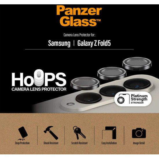 PanzerGlass Samsung Galaxy Hoops for new Z Fold4 2023 Black Protecteur d'objectif caméra 1 pièce(s)