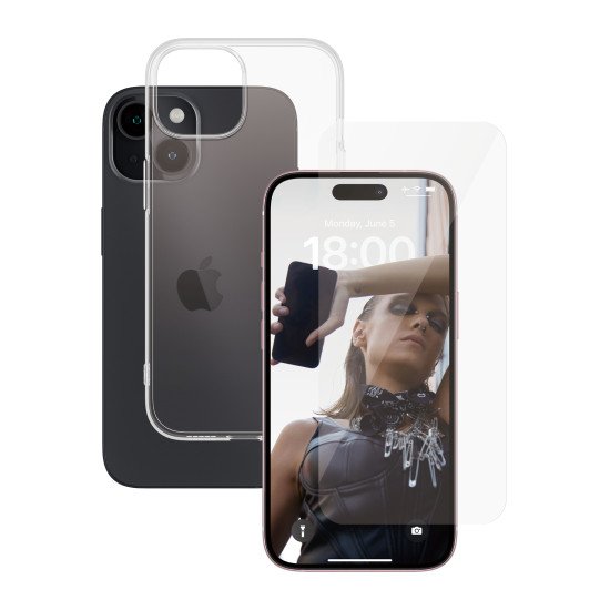 PanzerGlass SAFE. by 2-in-1-Pack iPhone 2023 15**BULK Protection d'écran transparent Apple 50 pièce(s)