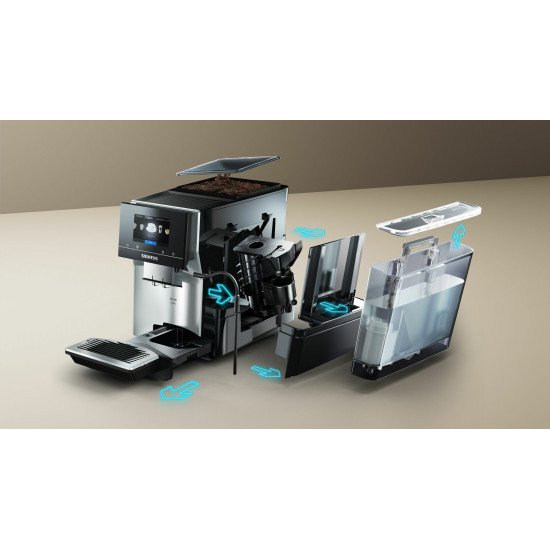 Siemens EQ.700 TP715D01 machine à café Entièrement automatique Mousseurs à lait 2,4 L