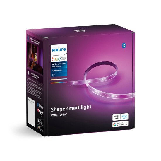 Philips Hue White and Color ambiance Base Lightstrip Plus V4 2 mètres