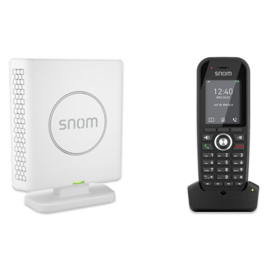 Snom M430 Téléphone DECT Identification de l'appelant Noir, Blanc