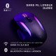 Turtle Beach Kone II Air - Souris gaming RGB ergonomique sans fil, batterie 350 h, capteur optique 26 000 DPI, interrupteurs optiques 100 M de clics, 21 entrées personnalisables, molette 4D Free-Spin - Noir cendre