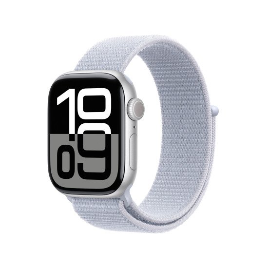 Apple Watch Series 10 OLED 42 mm Numérique 374 x 446 pixels Écran tactile Argent Wifi GPS (satellite)