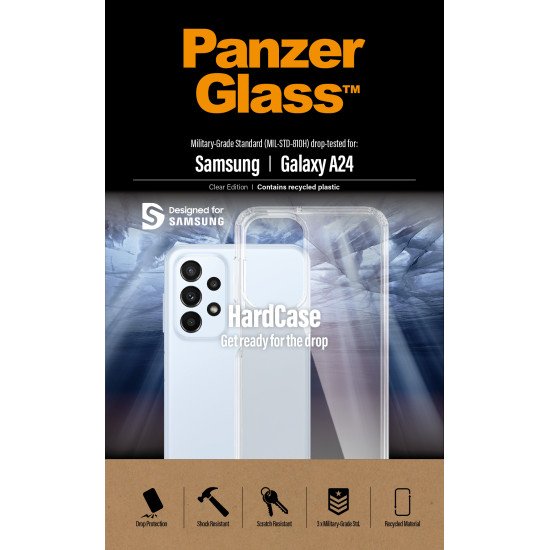 PanzerGlass Samsung Galaxy A24 HardCase - (443) coque de protection pour téléphones portables Housse Transparent