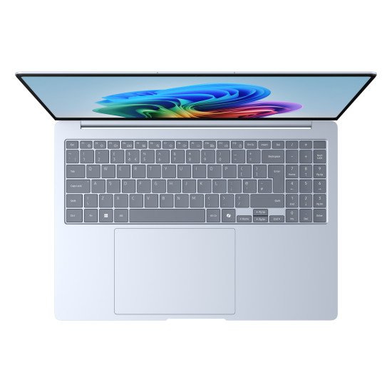 Samsung Galaxy Book4 Edge NP960XMA-KB1BE laptop Qualcomm Snapdragon X1E-80-100 Ordinateur portable 40,6 cm (16") Écran tactile WQXGA+ 16 Go LPDDR5x-SDRAM 512 Go eUFS Wi-Fi 7 (802.11be) Windows 11 Home Bleu