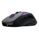 Turtle Beach Kone II Air - Souris gaming RGB ergonomique sans fil, batterie 350 h, capteur optique 26 000 DPI, interrupteurs optiques 100 M de clics, 21 entrées personnalisables, molette 4D Free-Spin - Noir cendre