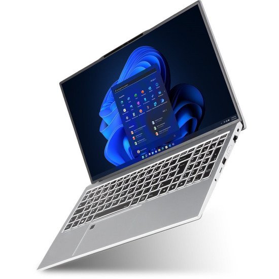 TERRA MOBILE 1551R Intel® Core™ i5 i5-1335U Ordinateur portable 39,6 cm (15.6") Full HD 16 Go DDR5-SDRAM 512 Go SSD Wi-Fi 6 (802.11ax) Windows 11 Pro Argent