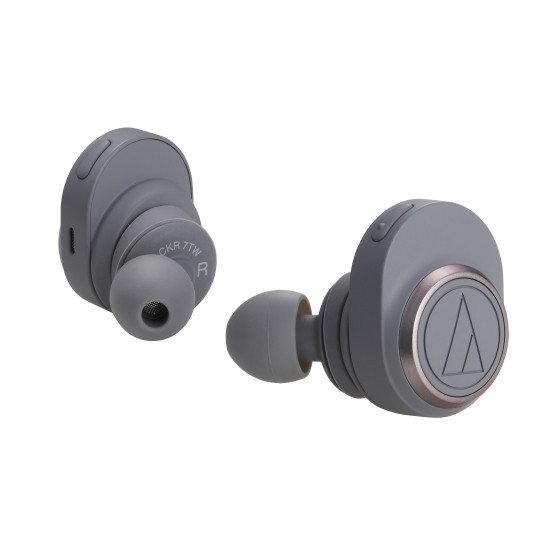 Audio-Technica ATH-CKR7TW Casque Sans fil Ecouteurs Appels/Musique Micro-USB Bluetooth Gris