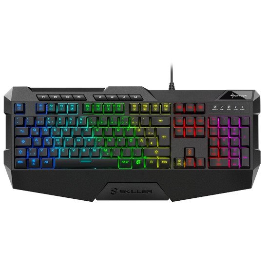 Sharkoon SKILLER SGK4 clavier USB QWERTZ DE