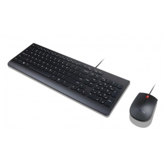 Lenovo 4X30L79909 clavier Souris incluse USB QWERTZ Polonais Noir