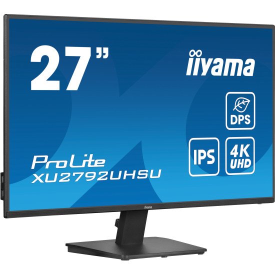 iiyama ProLite XU2792UHSU-B6 écran PC 68,6 cm (27") 3840 x 2160 pixels 4K Ultra HD LED Noir