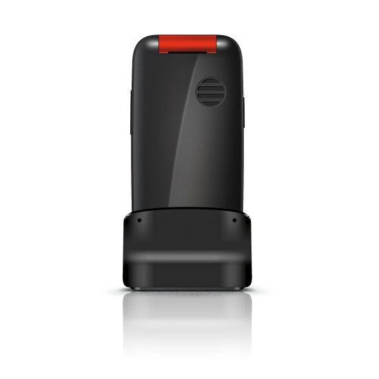 Emporia ONE 6,1 cm (2.4") 80 g Noir, Rouge Téléphone pour seniors