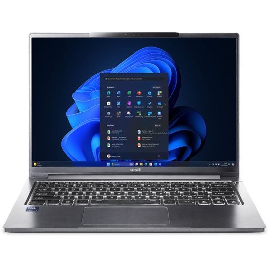 TERRA MOBILE 1471 Ultra 7-155U Intel® Core™ i7 i7-1355U Ordinateur portable 39,6 cm (15.6") Full HD 16 Go DDR5-SDRAM 512 Go SSD Wi-Fi 6 (802.11ax) Windows 11 Pro Argent