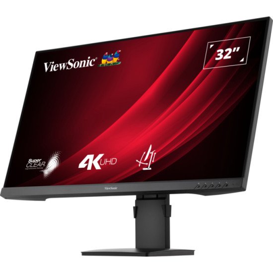 Viewsonic VG3208-4K écran PC 81,3 cm (32") 3840 x 2160 pixels 4K Ultra HD LED Noir