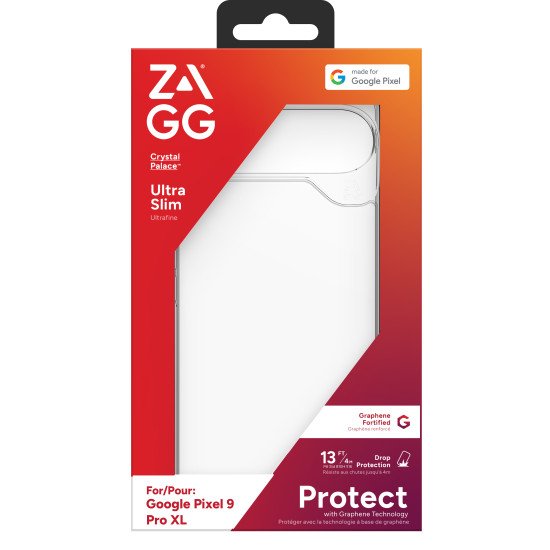 ZAGG Crystal Palace coque de protection pour téléphones portables 17,3 cm (6.8") Housse Transparent