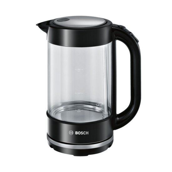 Bosch TWK70B03 bouilloire 1,7 L 2400 W Noir, Transparent