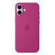 Apple Coque en silicone avec MagSafe pour iPhone 16 Plus - Fuchsia