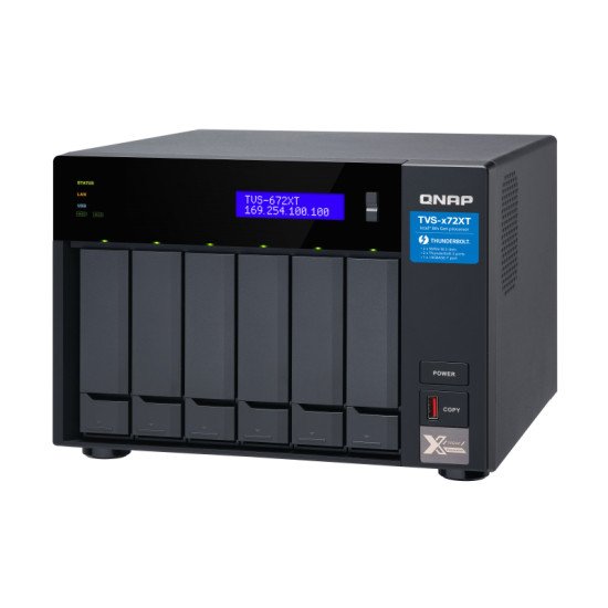 QNAP TVS-672XT Ethernet/LAN NAS