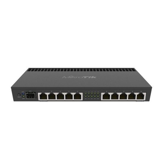 Mikrotik RB4011IGS+RM Routeur connecté Gigabit Ethernet Noir