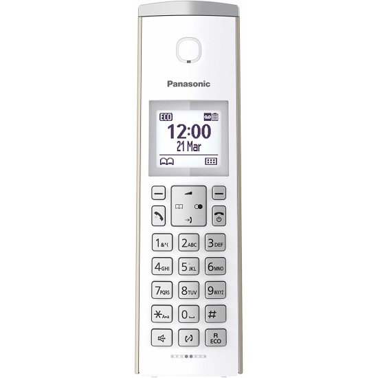 Panasonic KX-TGK220 Téléphone DECT Identification de l'appelant Champagne