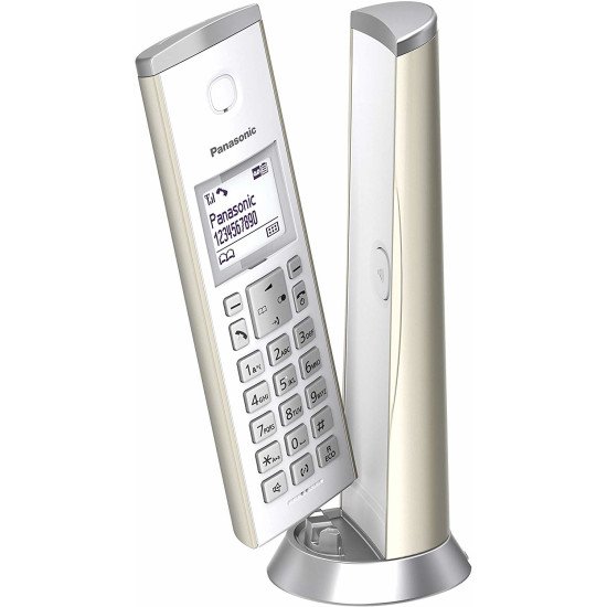 Panasonic KX-TGK220 Téléphone DECT Identification de l'appelant Champagne