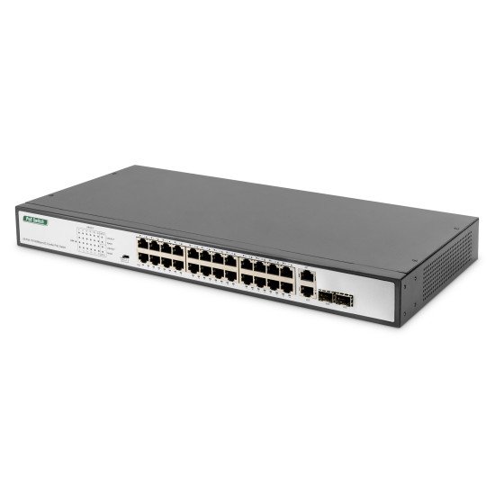 Digitus Commutateur Fast Ethernet PoE, 24 ports