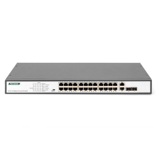 Digitus Commutateur Fast Ethernet PoE, 24 ports