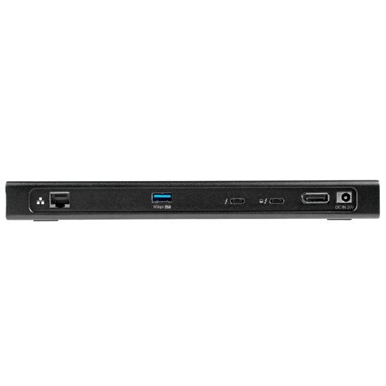 StarTech.com TB3DK2DPM2 station d'accueil USB 3.0 (3.1 Gen 1) Type-C Noir