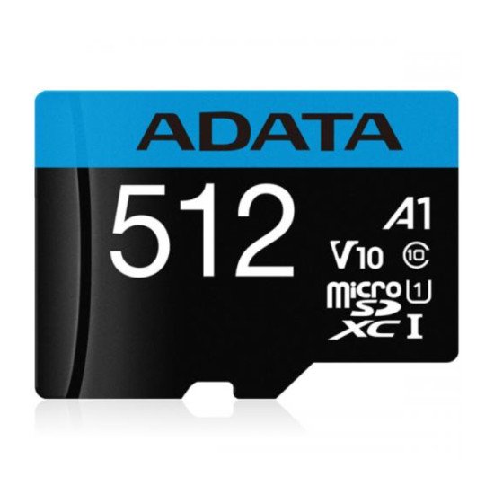 ADATA AUSDX512GUICL10A1-RA1 mémoire flash 512 Go MicroSDXC UHS-I Classe 10