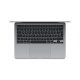 Apple MacBook Air Ordinateur portable 34,5 cm (13.6") Apple M M3 8 Go 256 Go SSD Wi-Fi 6E (802.11ax) macOS Sonoma Gris