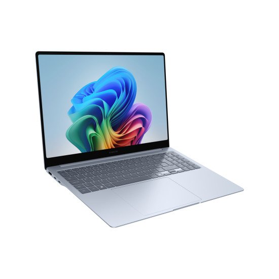 Samsung Galaxy Book4 Edge NP960XMA-KB1BE laptop Qualcomm Snapdragon X1E-80-100 Ordinateur portable 40,6 cm (16") Écran tactile WQXGA+ 16 Go LPDDR5x-SDRAM 512 Go eUFS Wi-Fi 7 (802.11be) Windows 11 Home Bleu