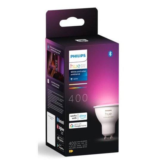 Philips Hue White and Color ambiance GU10 Spot d'éclairage intelligent 4,2 W