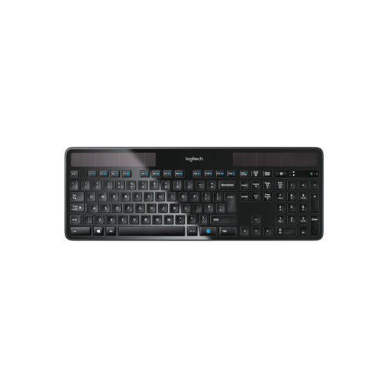 Logitech K750 clavier sans fil QWERTZ DE Noir