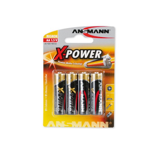 Ansmann Mignon / AA / LR6 x4 Batterie à usage unique Alcaline