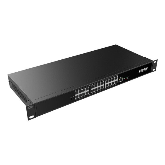 Fanvil PN24 commutateur réseau Non-géré Fast Ethernet (10/100) Noir