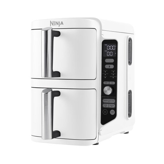 SharkNinja SL400EUWH friteuse Double 9,5 L Autonome 2470 W Friteuse d'air chaud Blanc