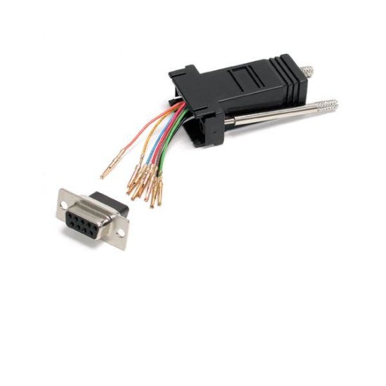 StarTech.com Adaptateur modulaire DB9 vers RJ45 - F/F 