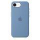 Apple Coque en silicone pour iPhone 16e – Bleu d'hiver