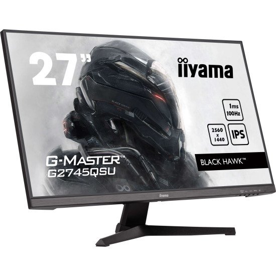 iiyama G-MASTER G2745QSU-B2 écran PC 68,6 cm (27") 2560 x 1440 pixels Wide Quad HD LED Noir