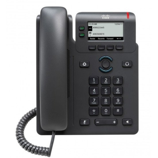 Cisco 6821 téléphone fixe Noir 2 lignes