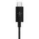 Belkin RockStar™ 3.5mm Audio Cable with USB-C™ Connector câble audio USB C 3,5mm Noir