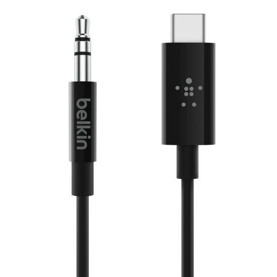 Belkin RockStar™ 3.5mm Audio Cable with USB-C™ Connector câble audio USB C 3,5mm Noir