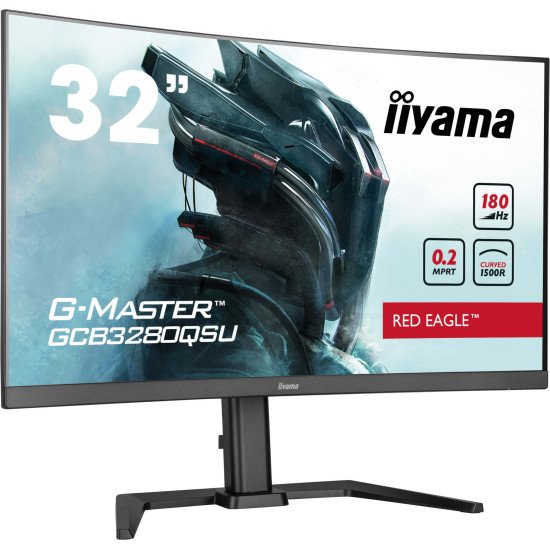 iiyama G-MASTER GCB3280QSU-B2 écran PC 80 cm (31.5") 2560 x 1440 pixels Dual QHD LED Noir