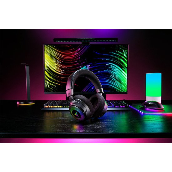 Razer Kraken V4 Casque Sans fil Arceau Jouer USB Type-A Bluetooth Noir