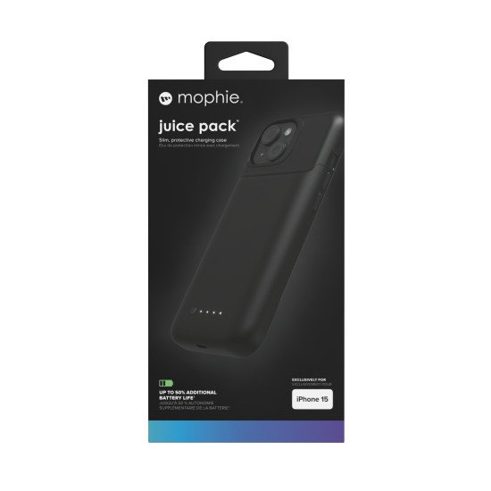 mophie Juice Pack coque de protection pour téléphones portables 15,5 cm (6.1") Housse Noir